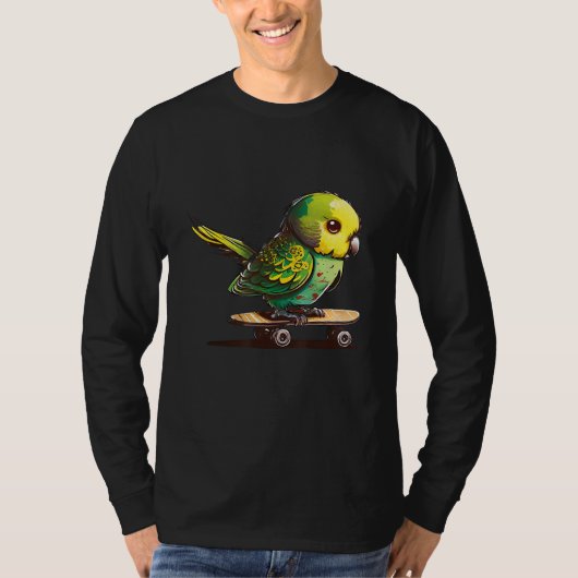 Budgie Bird Parakeet für Budgerigar Eigentümer T-Shirt (Vorderseite)