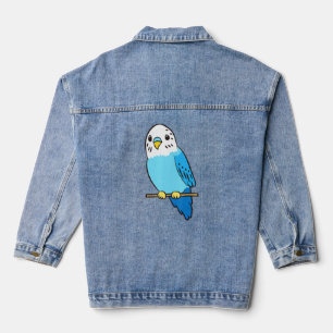 Budgie Bird Parakeet Niedlich Parakeet Blue Jeansjacke