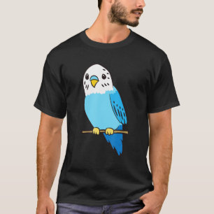 Budgie Bird Parakeet Niedlich Parakeet Blue T-Shirt