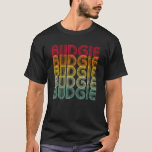 Budgie Bird Retro Vintag Budgie T-Shirt