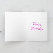 Budgie Birthday Card Karte (Innenseite)