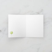 Budgie Birthday geklappt Dankeschön Karte (Innenseite)