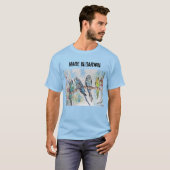 Budgie Budgerigar Bird aus Darwin T Shirt (Vorne ganz)