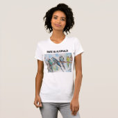 Budgie Budgerigar Bird made in Australia T Shirt (Vorne ganz)