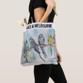 Budgie Budgerigar Bird Made In Melbourne Birds Tasche (Von Nahem)