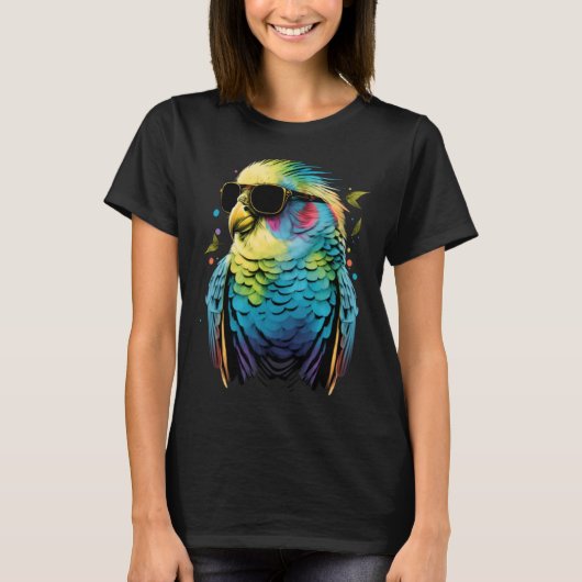 Budgie Budgerigar Parakeet Bird  6 T-Shirt (Vorderseite)