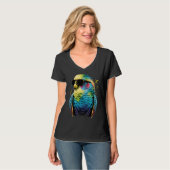 Budgie Budgerigar Parakeet Bird  6 T-Shirt (Vorderseite Vollansicht)