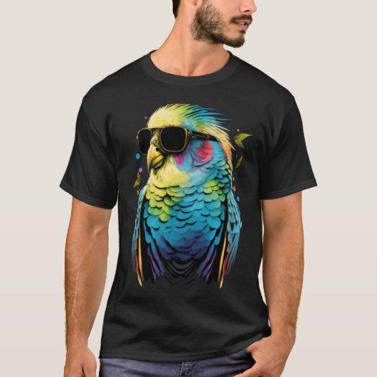 Budgie Budgerigar Parakeet Bird  6 T-Shirt (Vorderseite)