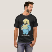 Budgie Budgerigar Parakeet Muscles Bodybuilder Gym T-Shirt (Vorne ganz)