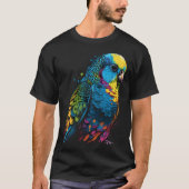 Budgie Budgerigar Parakeet Pet Bird Owner Pop  3 T-Shirt (Vorderseite)
