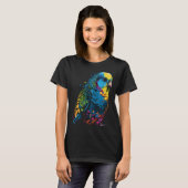 Budgie Budgerigar Parakeet Pet Bird Owner Pop  3 T-Shirt (Vorne ganz)