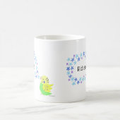 Budgie Budgerigar Vogelliebhaber Individuelle Name Kaffeetasse (Mittel)