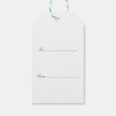 Budgie Christmas Geschenkanhänger (Rückseite)