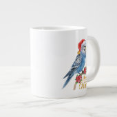 Budgie Christmas Jumbo-Tasse (Vorderseite Rechts)