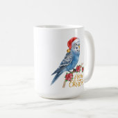 Budgie Christmas Kaffeetasse (VorderseiteRechts)