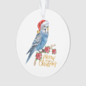 Budgie Christmas Ornament (Vorderseite)