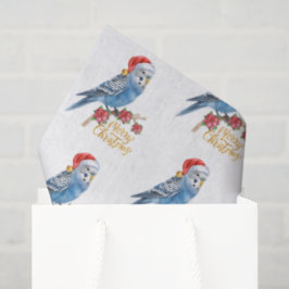 Budgie Christmas  Seidenpapier