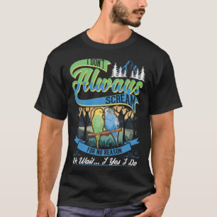 Budgie Cockatiel Parakeet T-Shirt