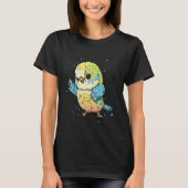 Budgie Dabbing Budgerigar Parakeet Bird Dab Dance  T-Shirt (Vorderseite)