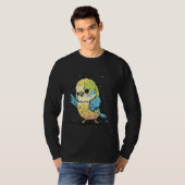 Budgie Dabbing Budgerigar Parakeet Bird Dab Dance  T-Shirt (Vorne ganz)