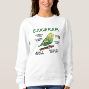 Budgie Eigentümer Budgie Lover Parakeet Bird Budg Sweatshirt