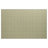 Budgie Frenzy Fabric (Gold) Stoff (Yard (91,4 cm))