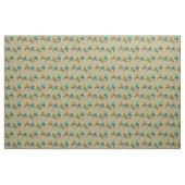 Budgie Frenzy Fabric (Gold) Stoff (Fat Quarter (45,7 x 55,9 cm))