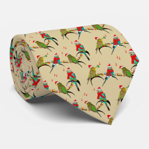 Budgie Frenzy Krawatte (Gold)