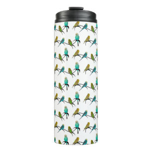 Budgie Frenzy Thermal Tumbler (Farbe auswählen) Thermosbecher