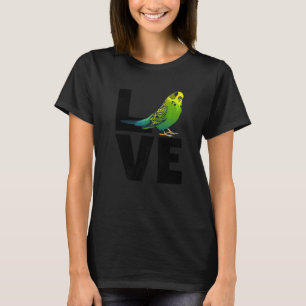 Budgie für Männer Budgerigar Paprot Puffin Para T-Shirt