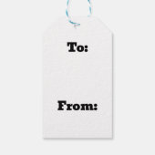 Budgie Geschenkanhänger (Rückseite)