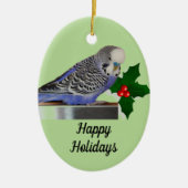 Budgie Holiday Ornament (Vorne)