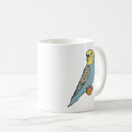 Budgie Kaffeetasse (VorderseiteRechts)