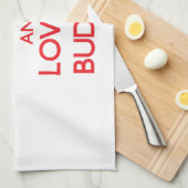 Budgie Küchentuch (Viertel Falte)