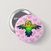 Budgie Liebe Button (Vorne & Hinten)