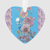 Budgie Liebe Du Oma Weihnachtsdekoration Ornament (Rückseite)