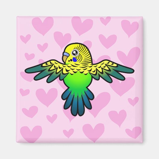 Budgie Liebe Magnet (Vorne)