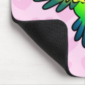Budgie Liebe Mousepad (Ecke)