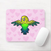 Budgie Liebe Mousepad (Mit Mouse)