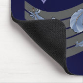 Budgie Liebe "Süsse" Mousepad (Ecke)