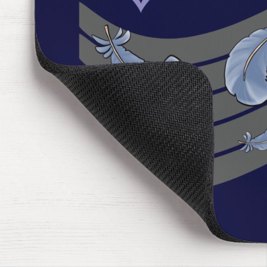 Budgie Liebe "Süsse" Mousepad (Ecke)