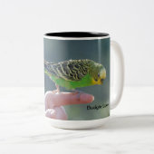 Budgie Liebe-Tasse Zweifarbige Tasse (VorderseiteRechts)