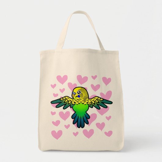 Budgie Liebe Tragetasche (Vorne)