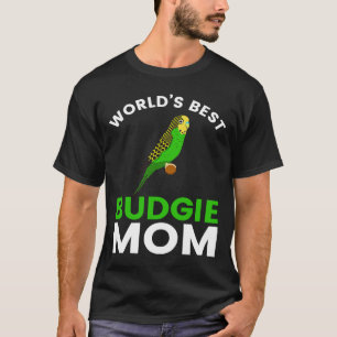 Budgie Mama Budgerigar Bird Parakeet T-Shirt