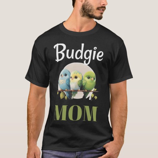 Budgie Mama Budgerigar Parakeet Bird Pullover Hood (Vorderseite)