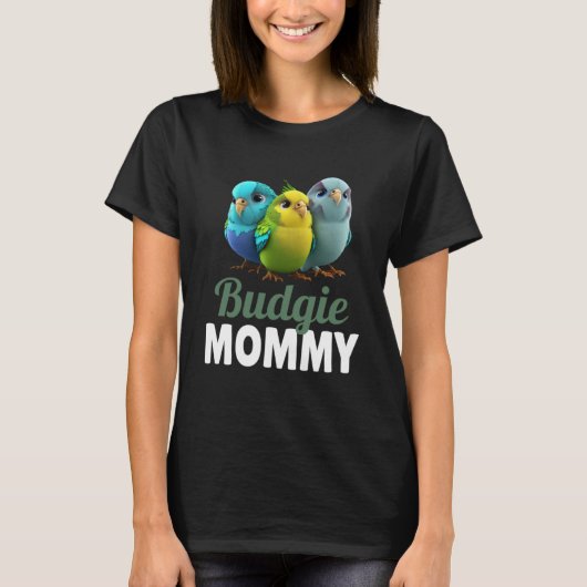 Budgie Mama Budgerigar Parakeet Bird Pullover Hood (Vorderseite)