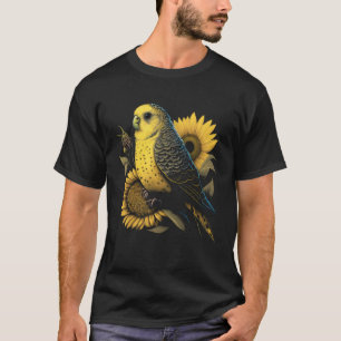 Budgie Mama Budgerigar Sonnenblume Parakeet Bird M T-Shirt