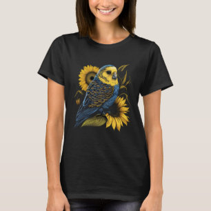 Budgie Mama Budgerigar Sonnenblume Parakeet Bird M T-Shirt