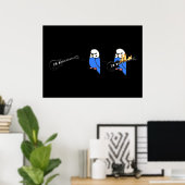 Budgie Math Poster (Heimbüro)