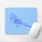 Budgie-Mauspad Mousepad (Mit Mouse)